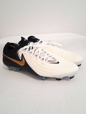 Nike Phantom GX2 Elite FG Metallic Gold White Black Soccer Cleats